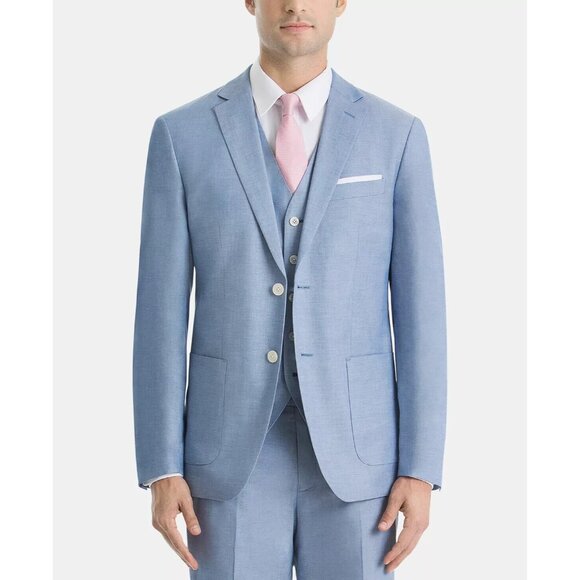 Lauren Ralph Lauren Men UltraFlex Classic-FitCoat Blue Size 38RMSRP $295